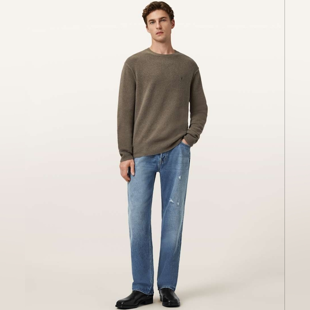 All Saints Statten Ramskull Crew Neck Sweater
